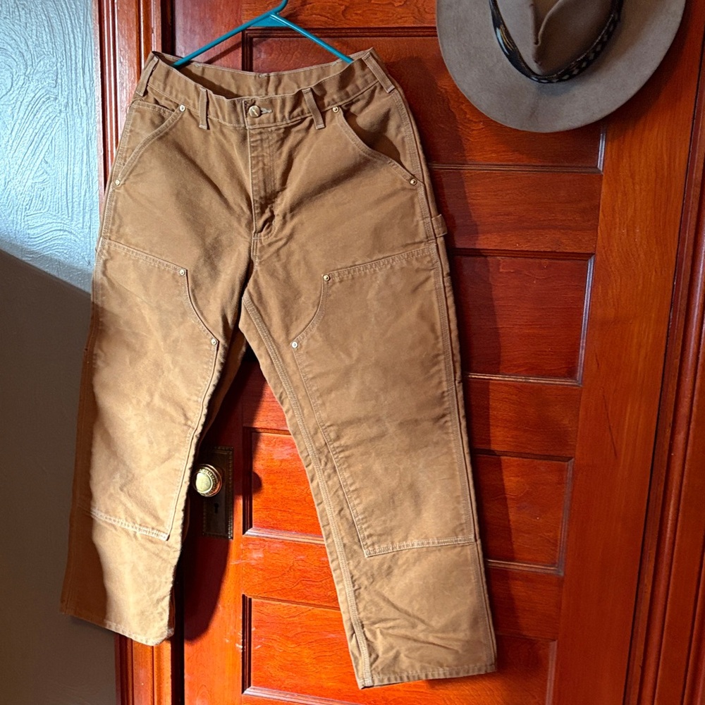 Carhartt ICONIC B01 FIRM DUCK DOUBLE-FRONT DUNGAREE carpenter 31/30 x 30